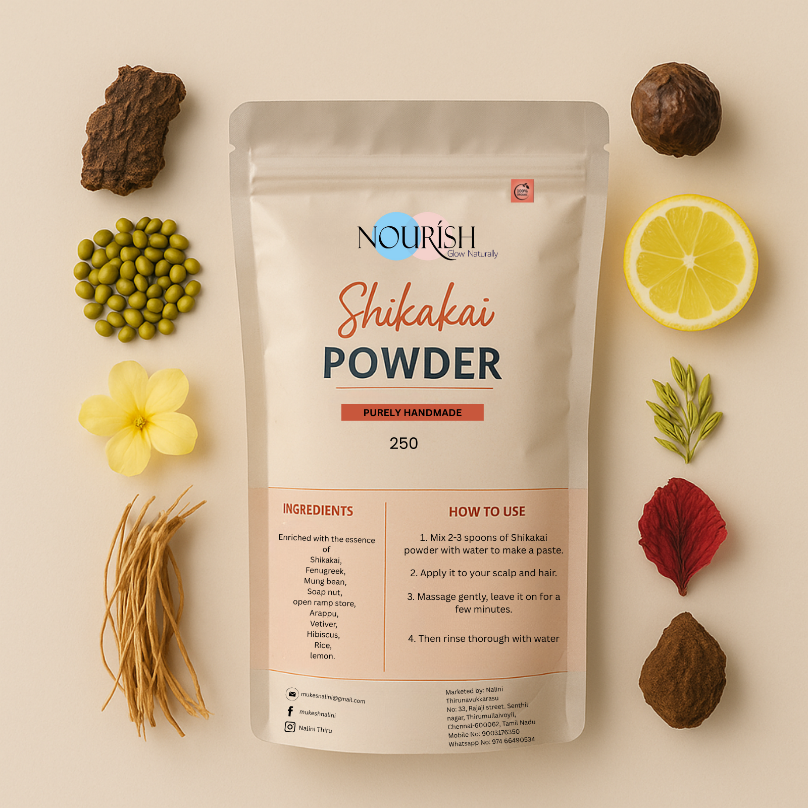 Nourish Shikakai Powder